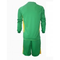 Fotballdrakt Barn Manchester United Keeper Tredjedraktsett 2024-25 Langermet (+ Korte bukser)